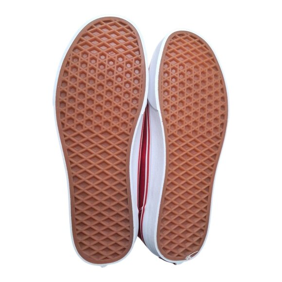NWT Vans Ward Canvas Sneakers – Racing Red/White – Men’s Size 8.0 ( 26 cm ) - Picture 10 of 13